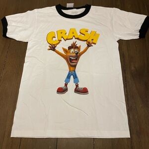 Crash Bandicoot 2017 Activision Ringer Tee NEW